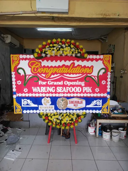 Papan Bunga Ucapan Selamat Astanaanyar